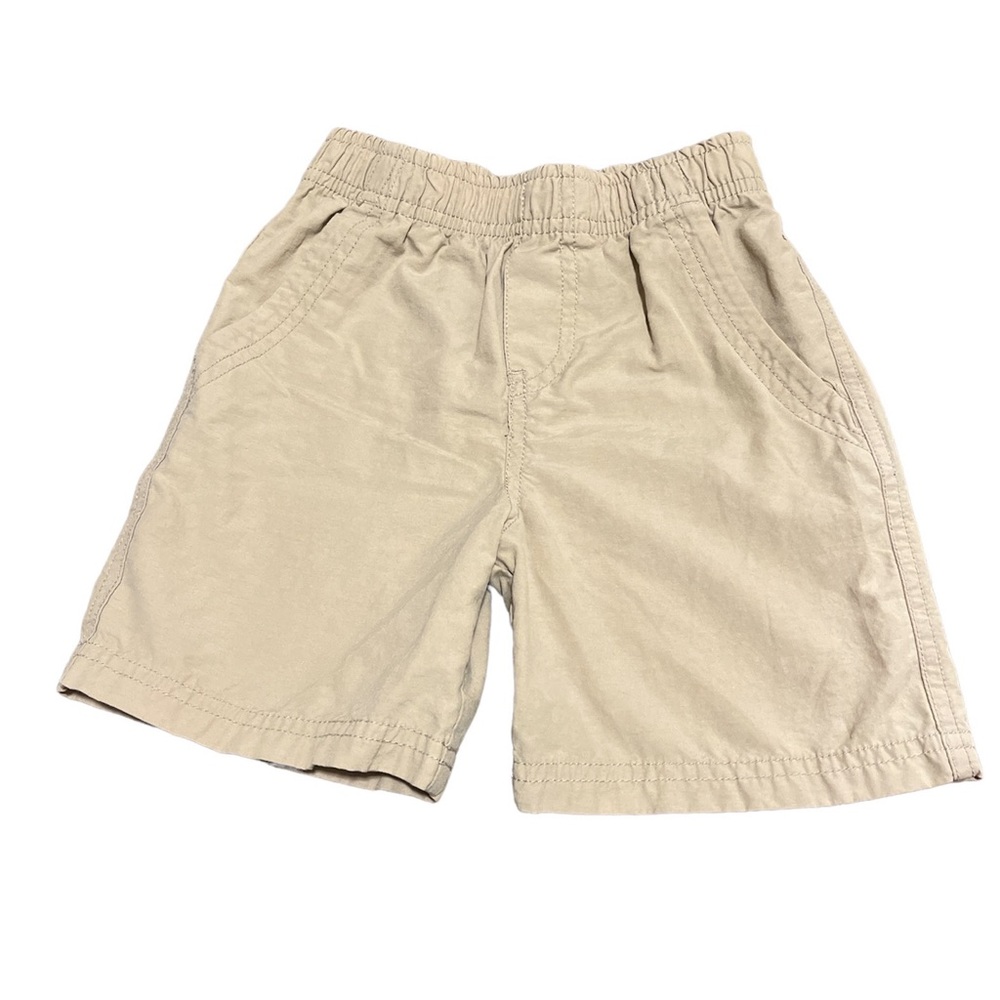 Tan Peanut and Ollie Khaki Shorts